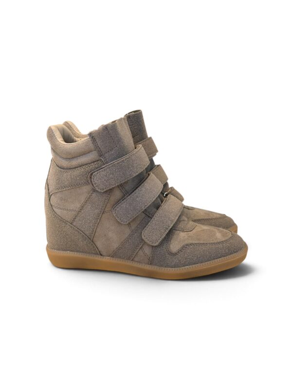 Bamba con cuña Mavis taupe