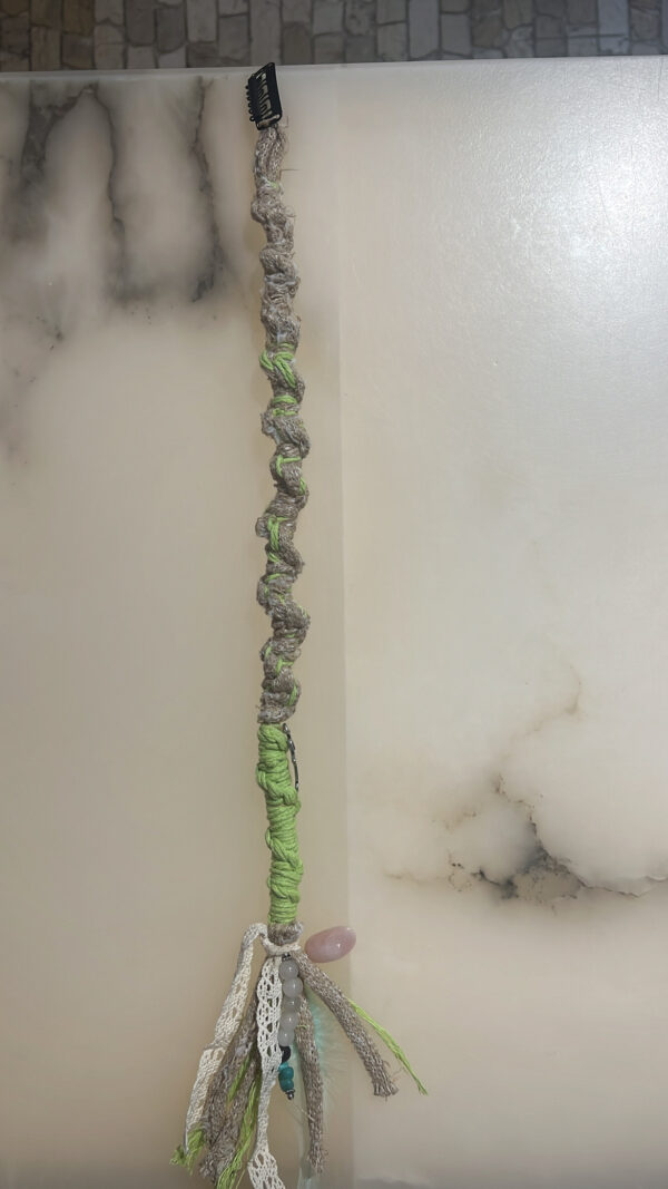 Rasta en tejido orgánico para el cabello