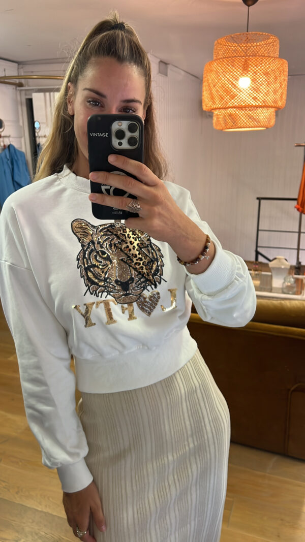 Sudadera tigre blanca