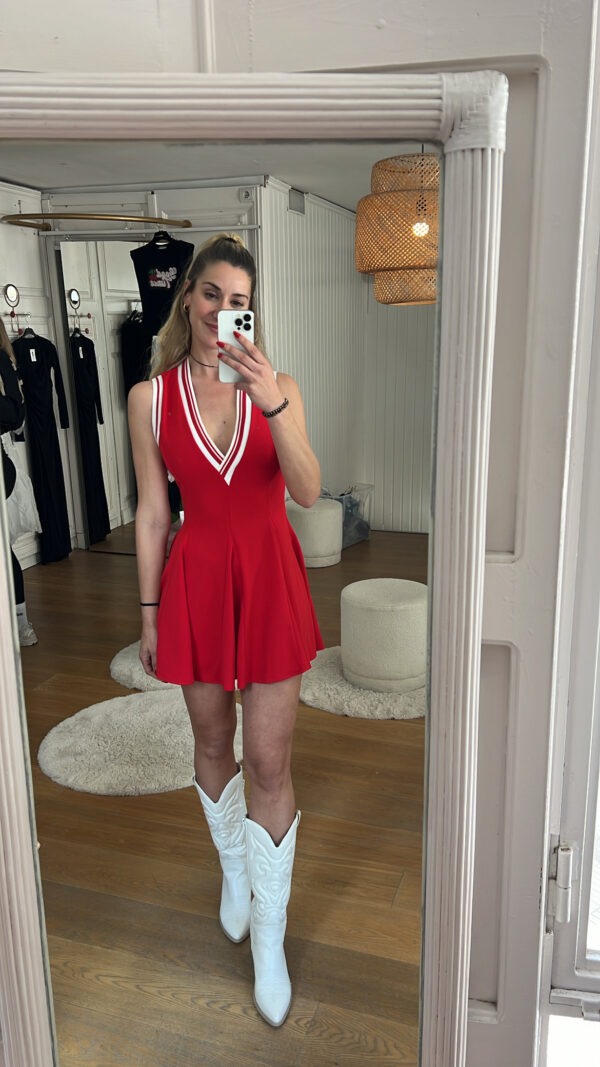Vestido Múnich rojo