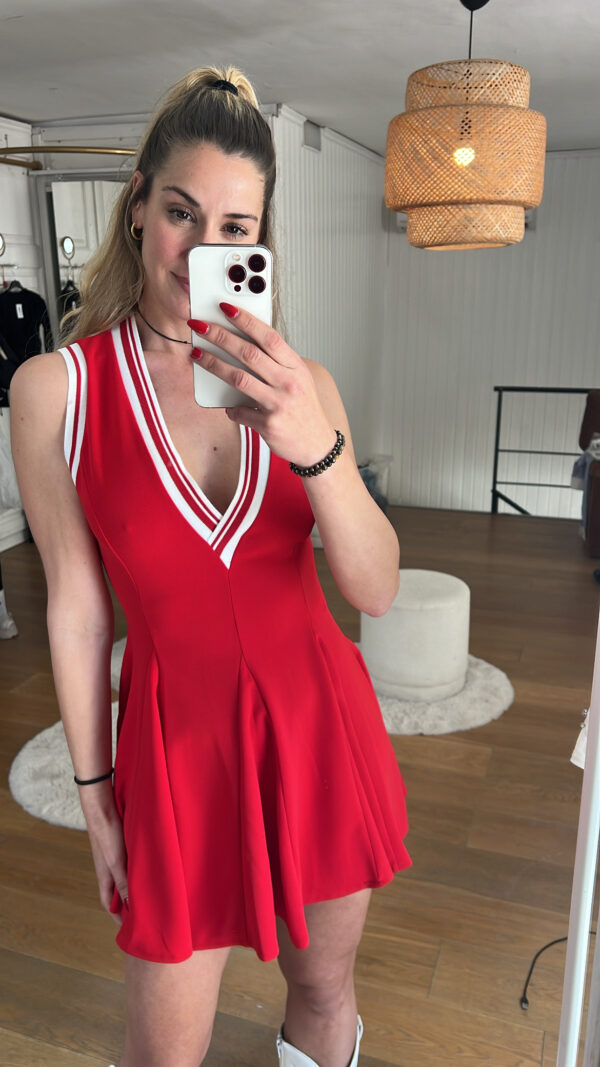 Vestido Múnich rojo