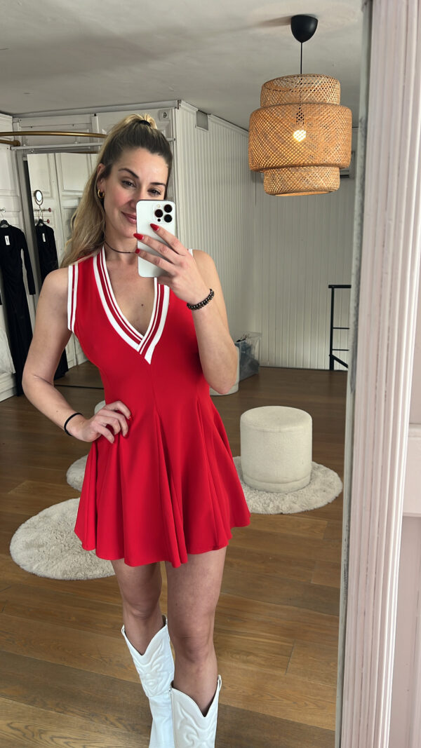 Vestido Múnich rojo