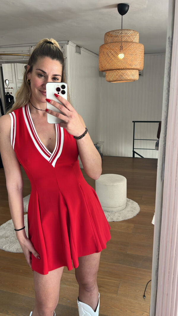 Vestido Múnich rojo