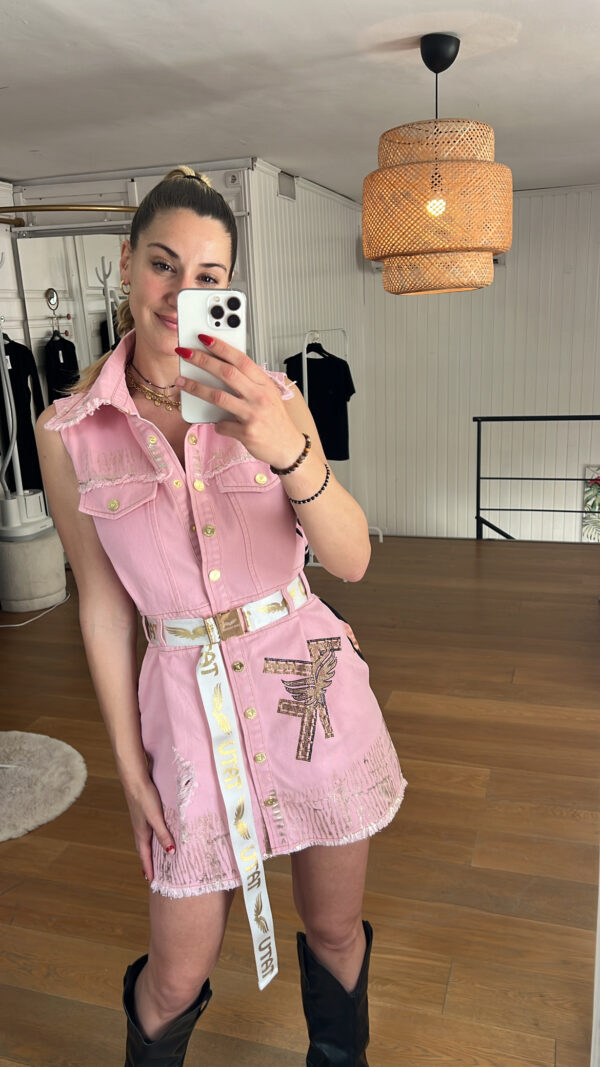 Vestido animal pink