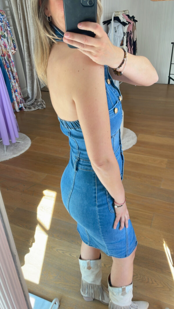 Vestido jeans lace