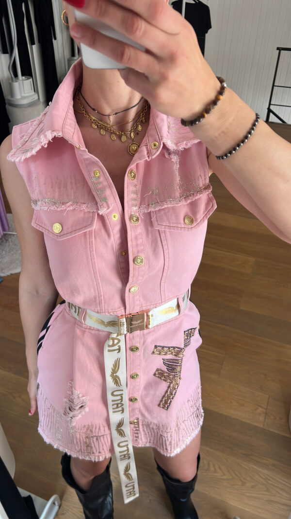 Vestido animal pink