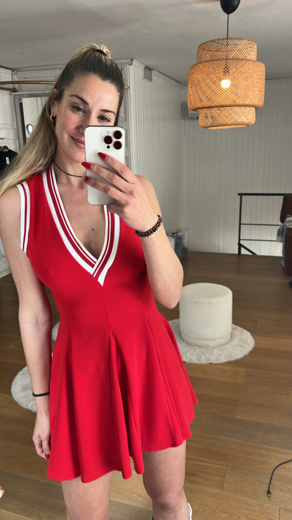 Vestido Múnich rojo