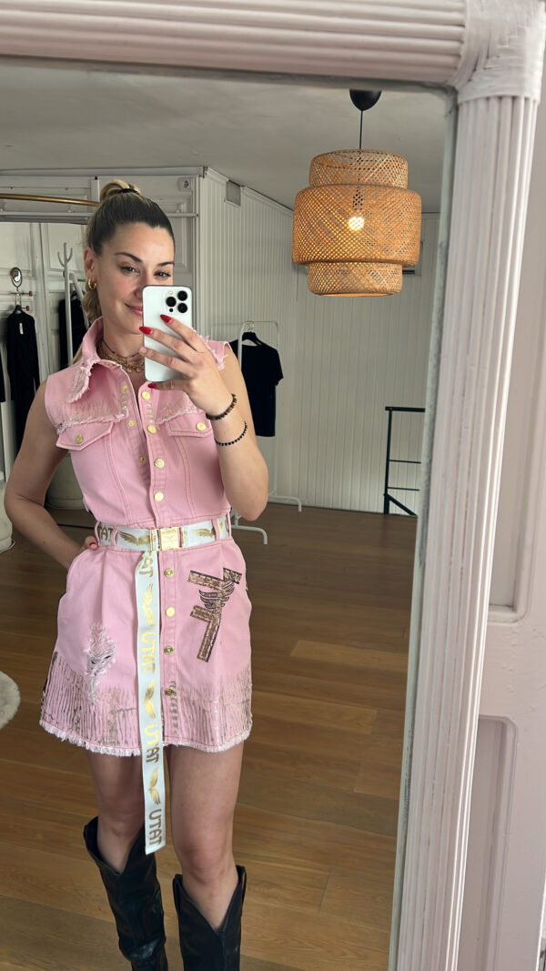 Vestido animal pink