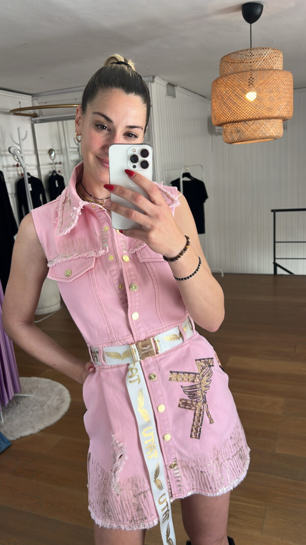 Vestido animal pink