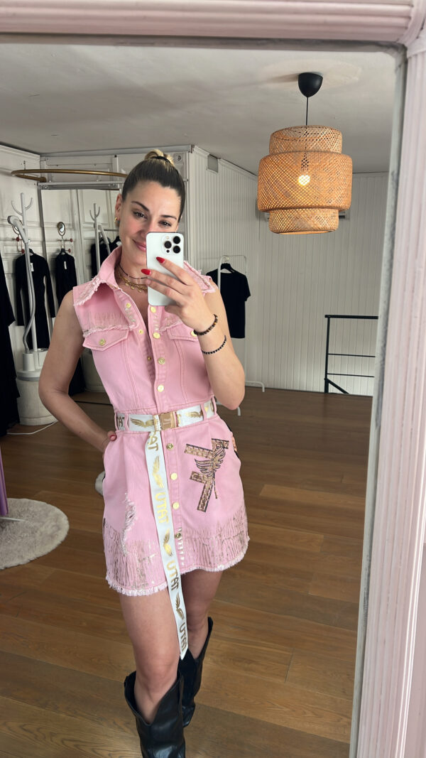 Vestido animal pink