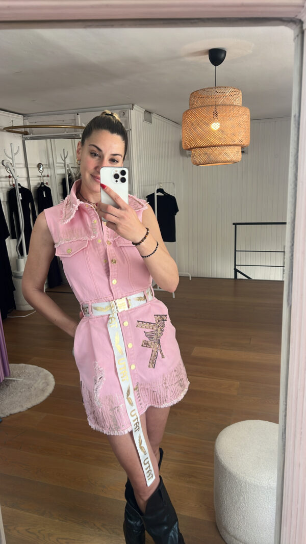 Vestido animal pink