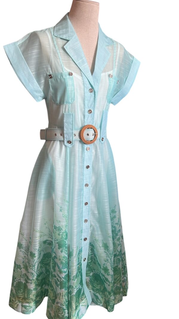 Vestido charlotte agua marina