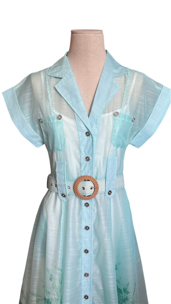 Vestido charlotte agua marina