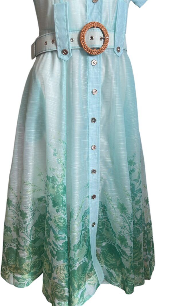 Vestido charlotte agua marina