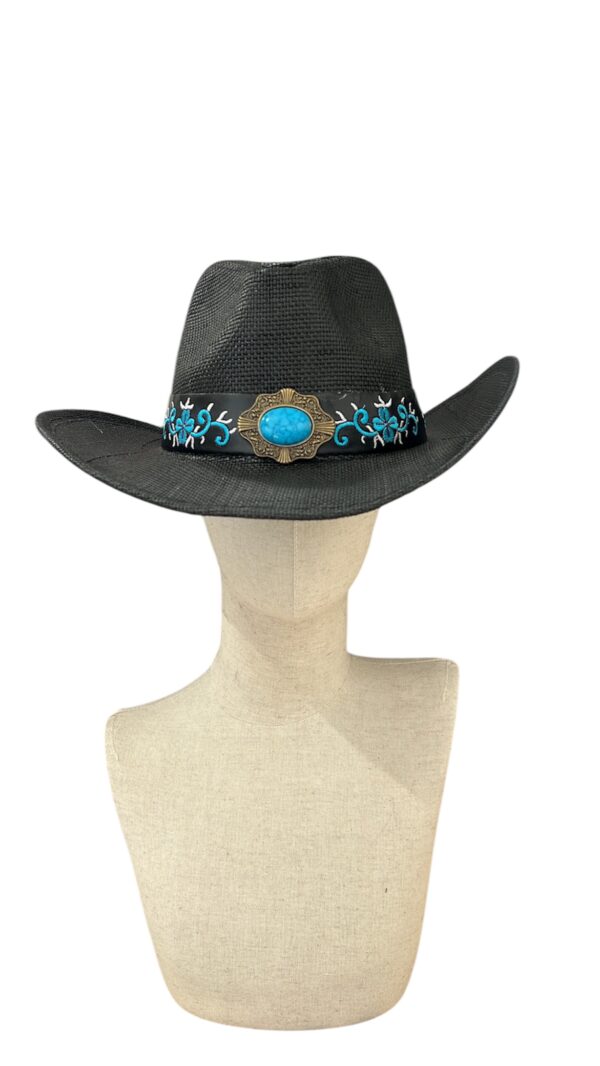 Sombrero cowgirl negro