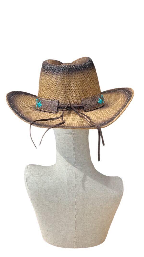 Sombrero cowgirl tabaco