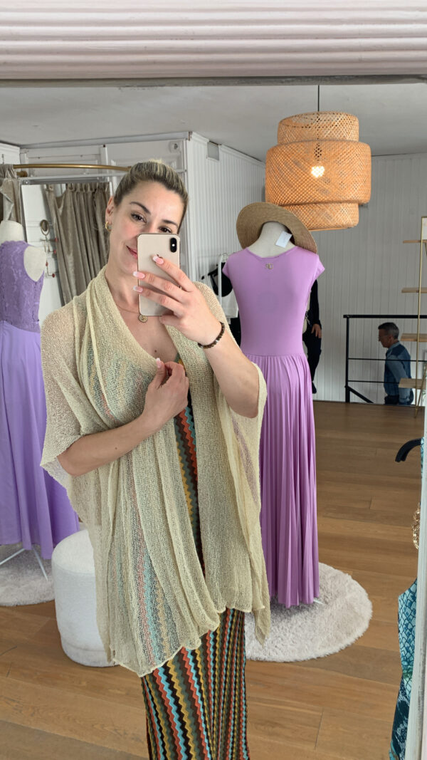 Kaftan de punto arena