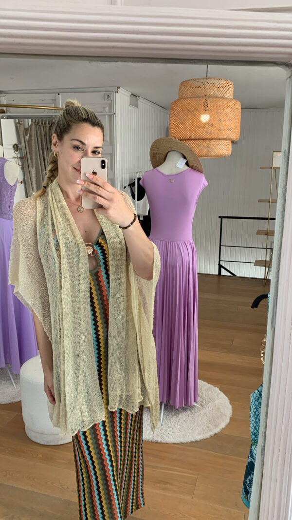 Kaftan de punto arena