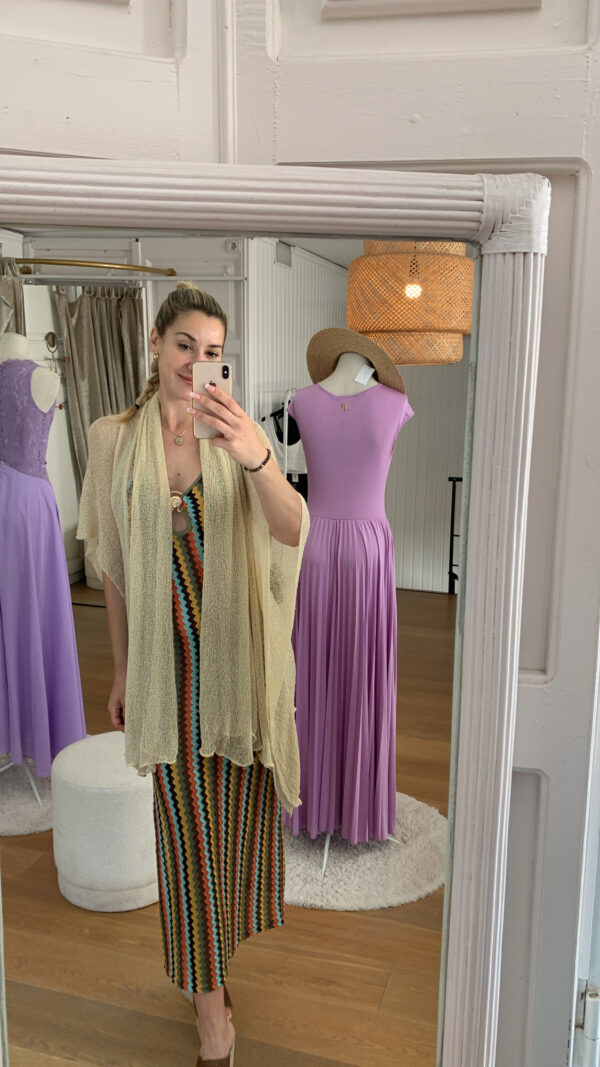 Kaftan de punto arena