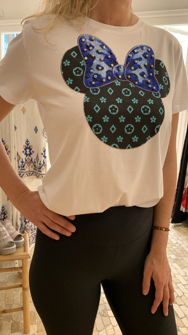 Camiseta mini azul