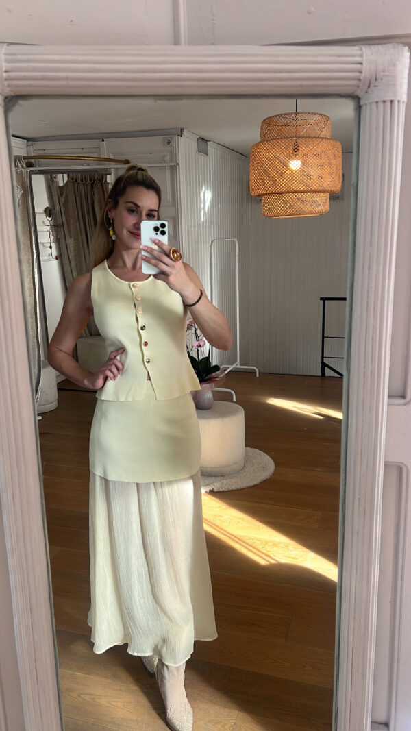 Conjunto Cayetana vainilla