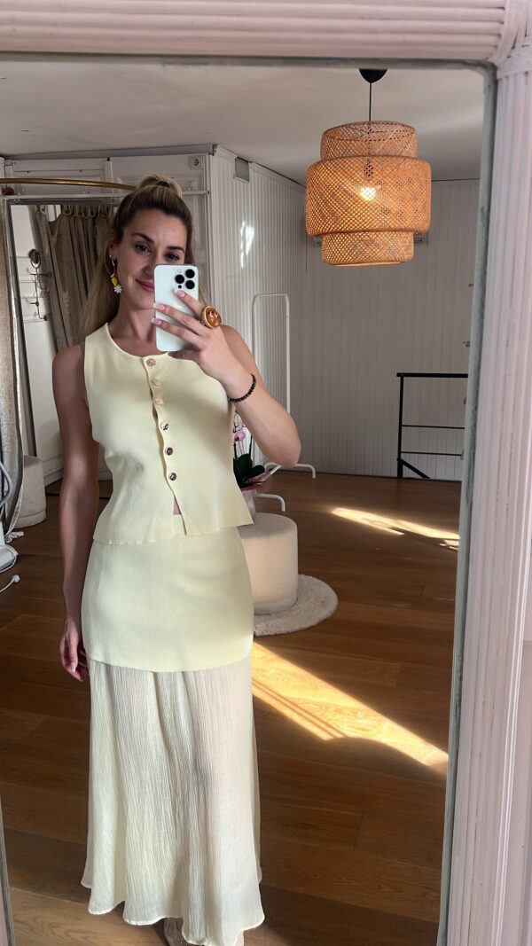 Conjunto Cayetana vainilla