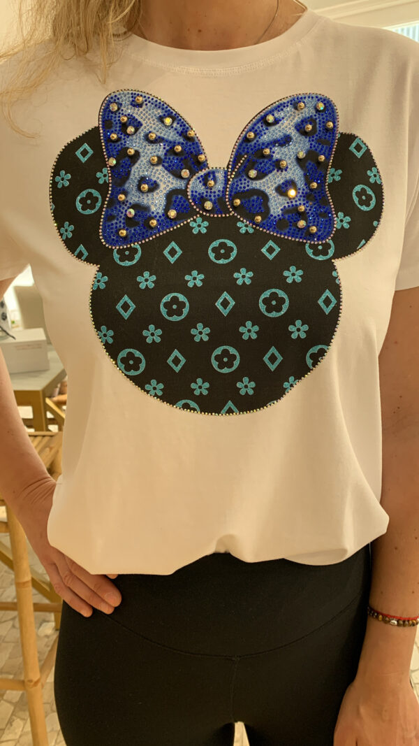 Camiseta mini azul