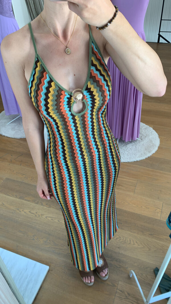 Vestido Vera punto multicolor