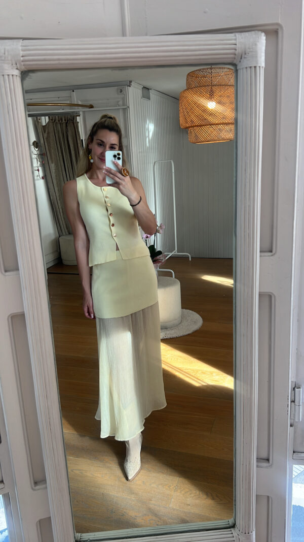 Conjunto Cayetana vainilla