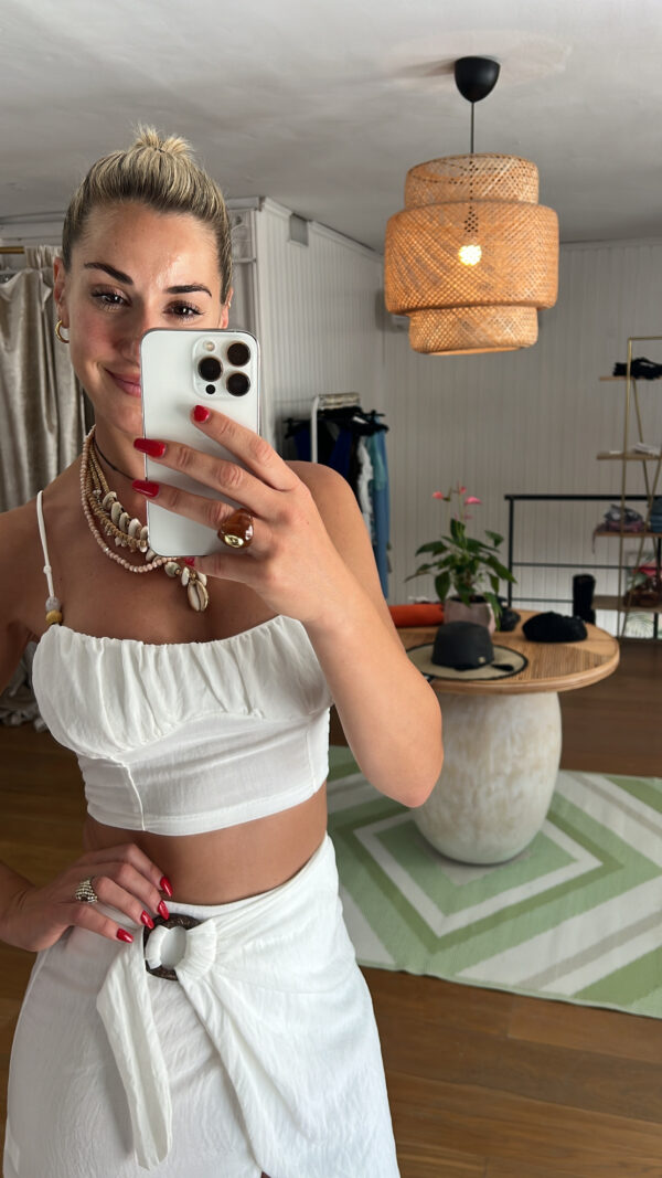 Conjunto caribe blanco