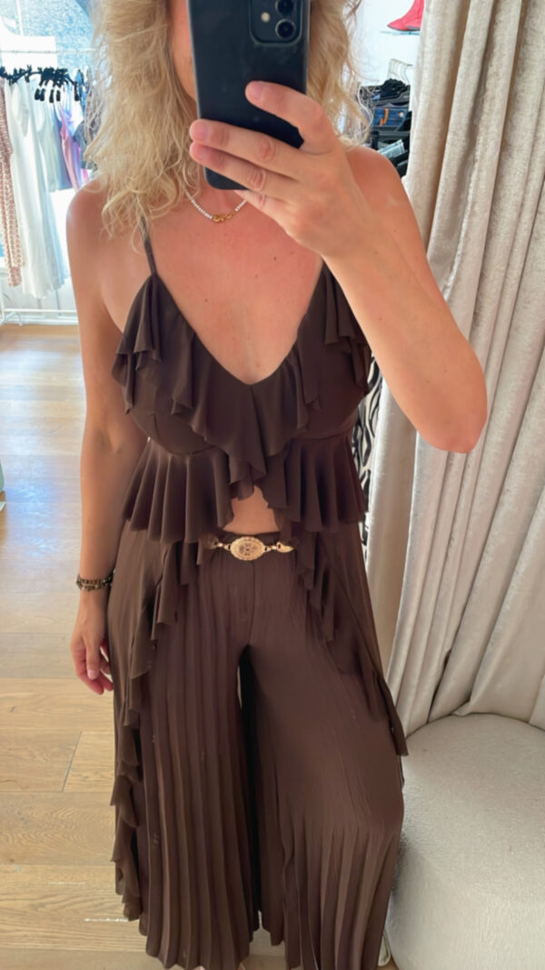 Top sita marrón