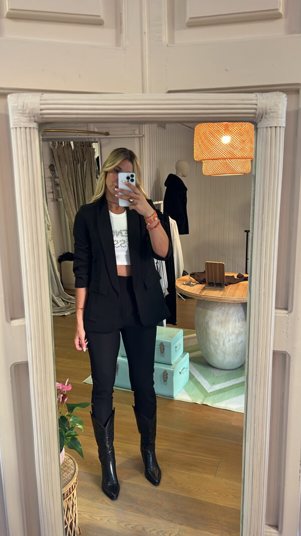 Blazer Merino negro
