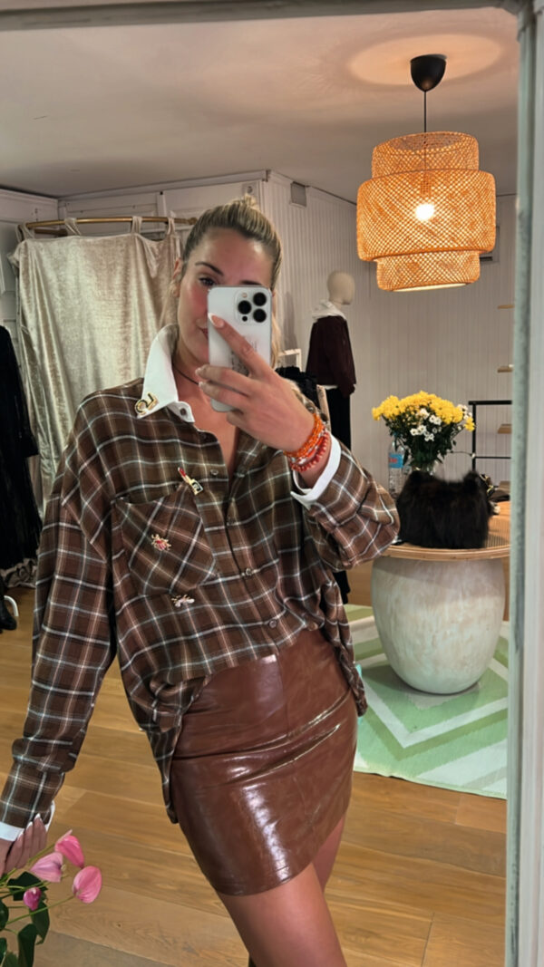 Falda brown glow