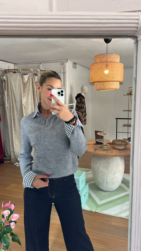 Jersey Amelie gris