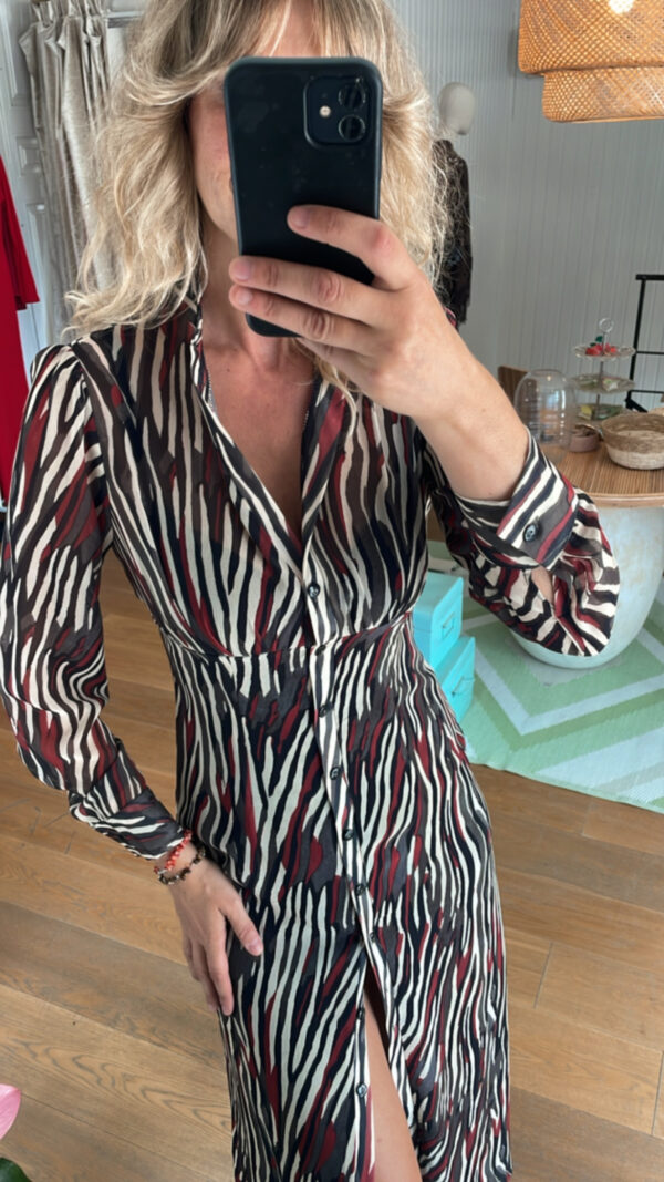 Vestido camisero panter