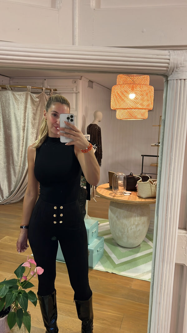 Legging velvet touch