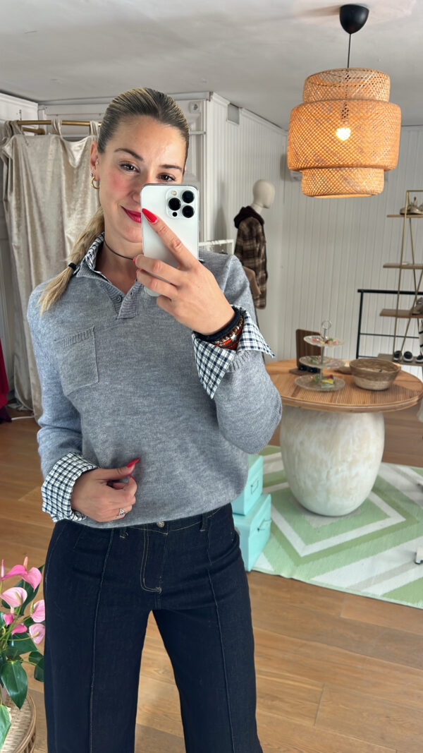 Jersey Amelie gris