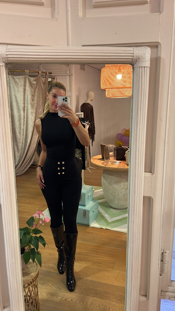 Legging velvet touch