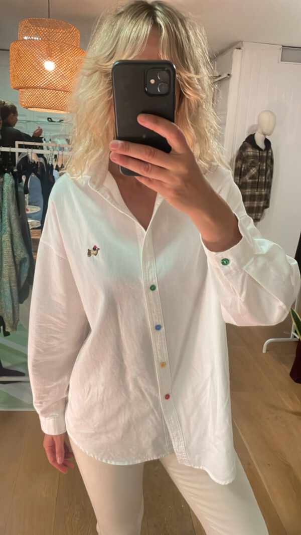 Camisa teckel blanca