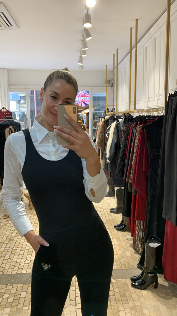 Camisa entallada en body