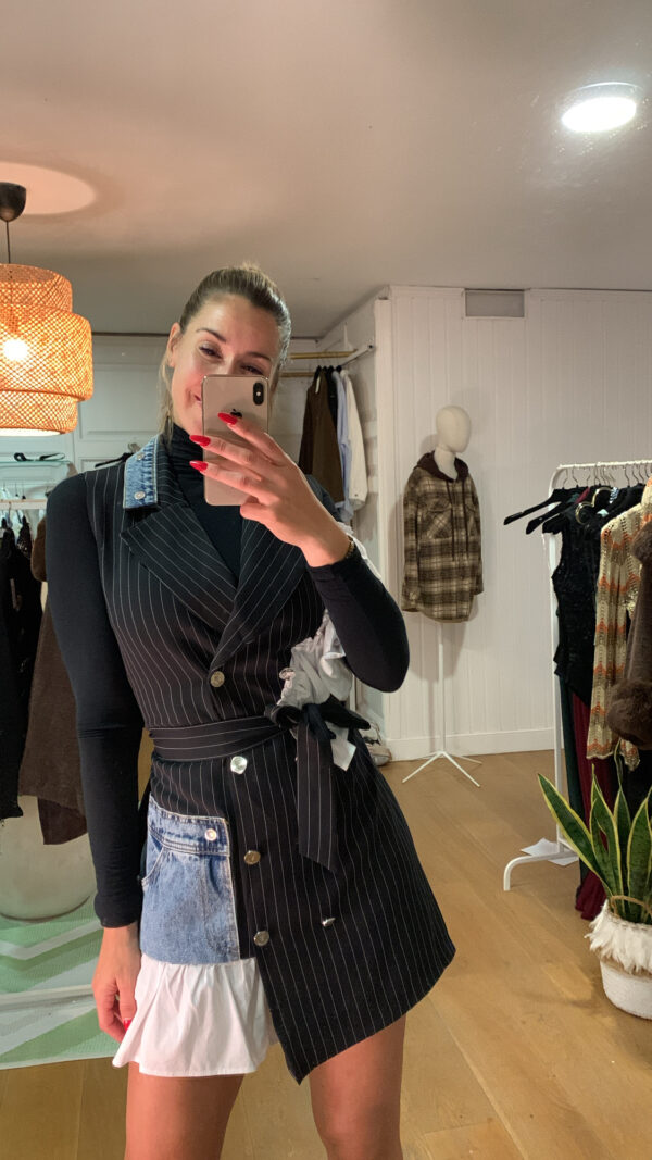 Vestido blazer Arlequín