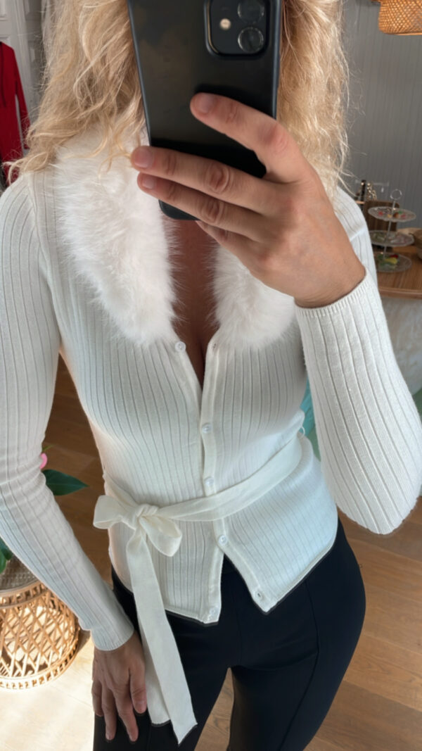 Cárdigan morgan blanco