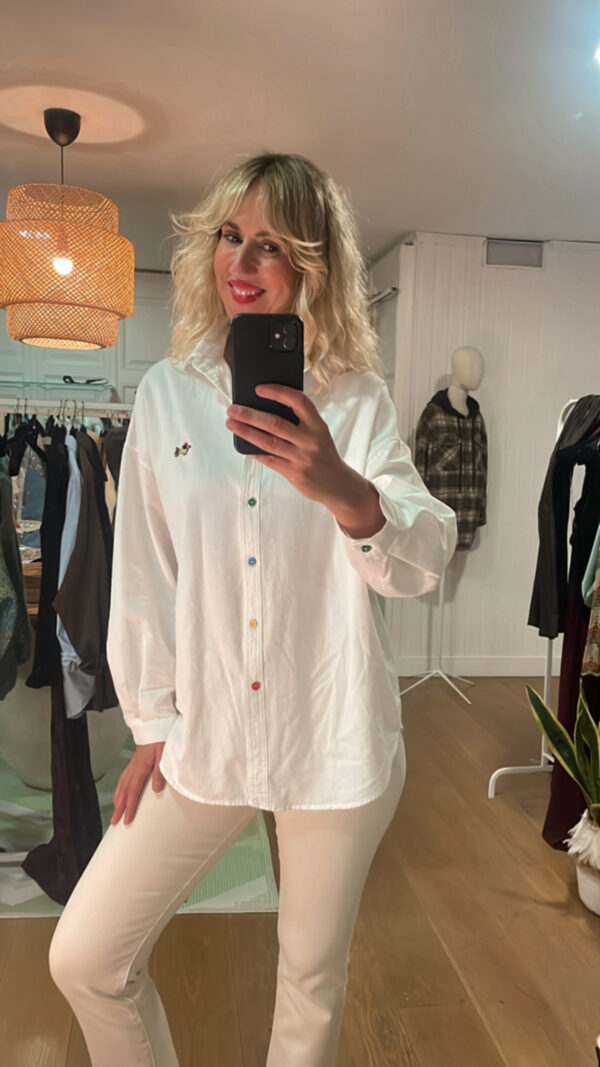 Camisa teckel blanca