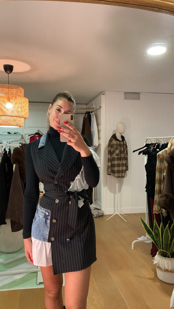 Vestido blazer Arlequín
