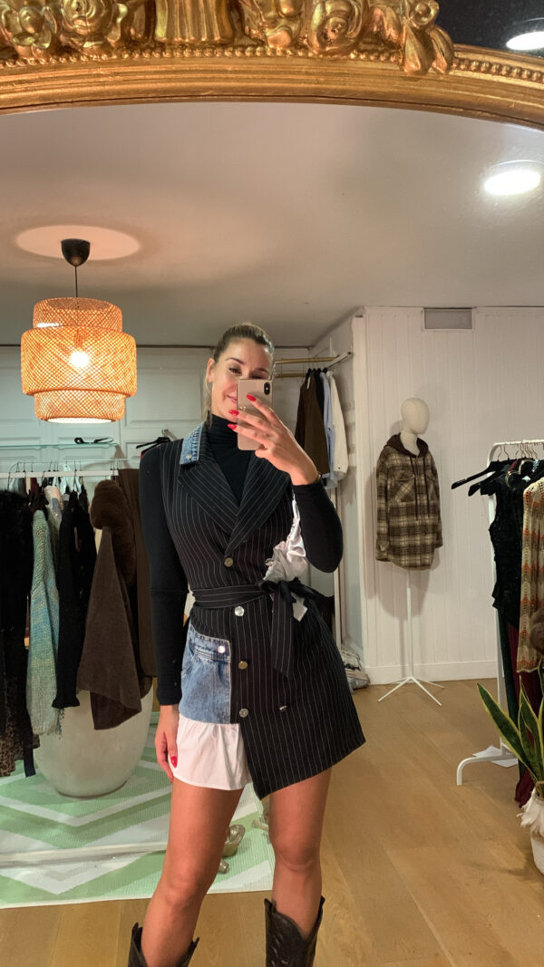 Vestido blazer Arlequín