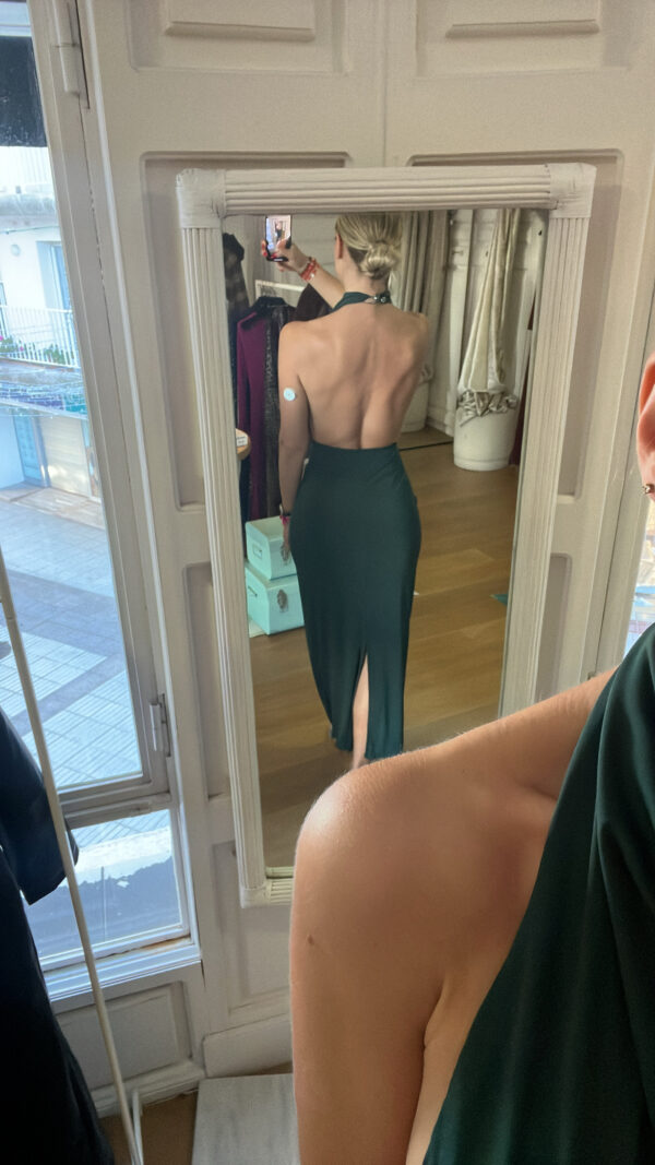 Vestido late verde