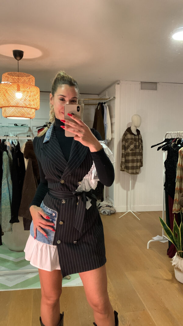 Vestido blazer Arlequín