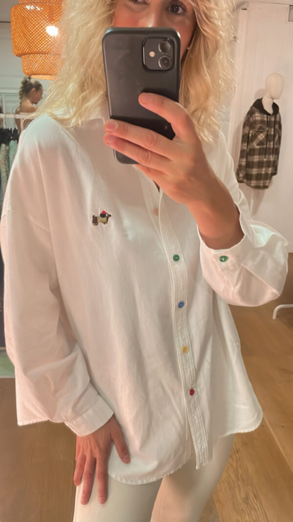 Camisa teckel blanca
