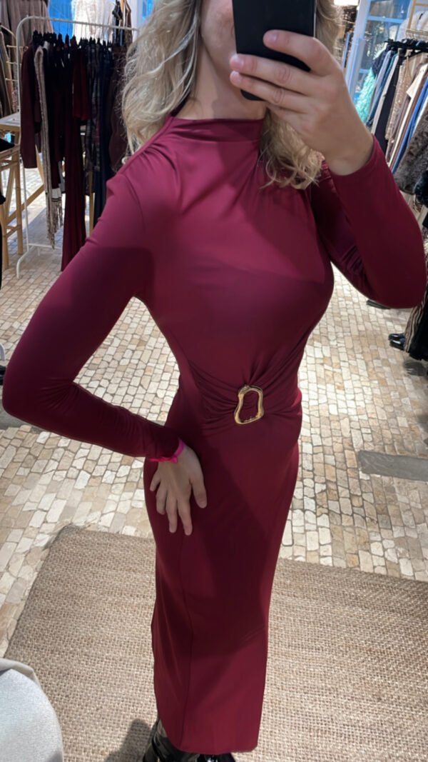 Vestido venetta burdeos
