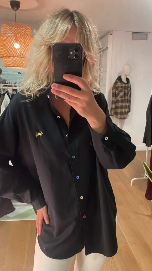 Camisa teckel negra
